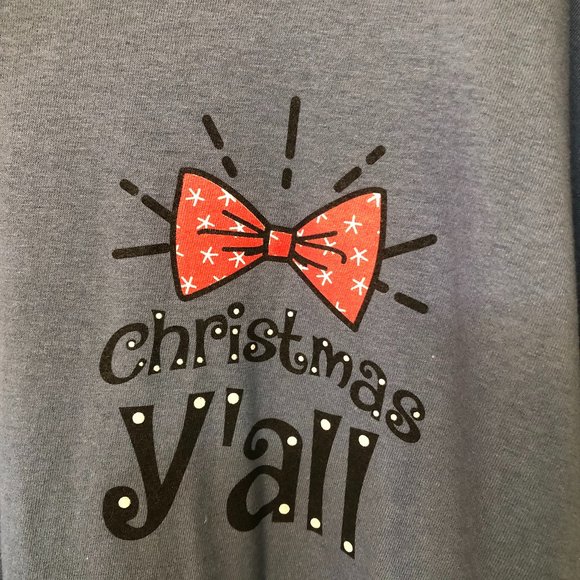 NWT It's Christmas Y'all Women's Shirt  Size 2XL - Picture 3 of 5